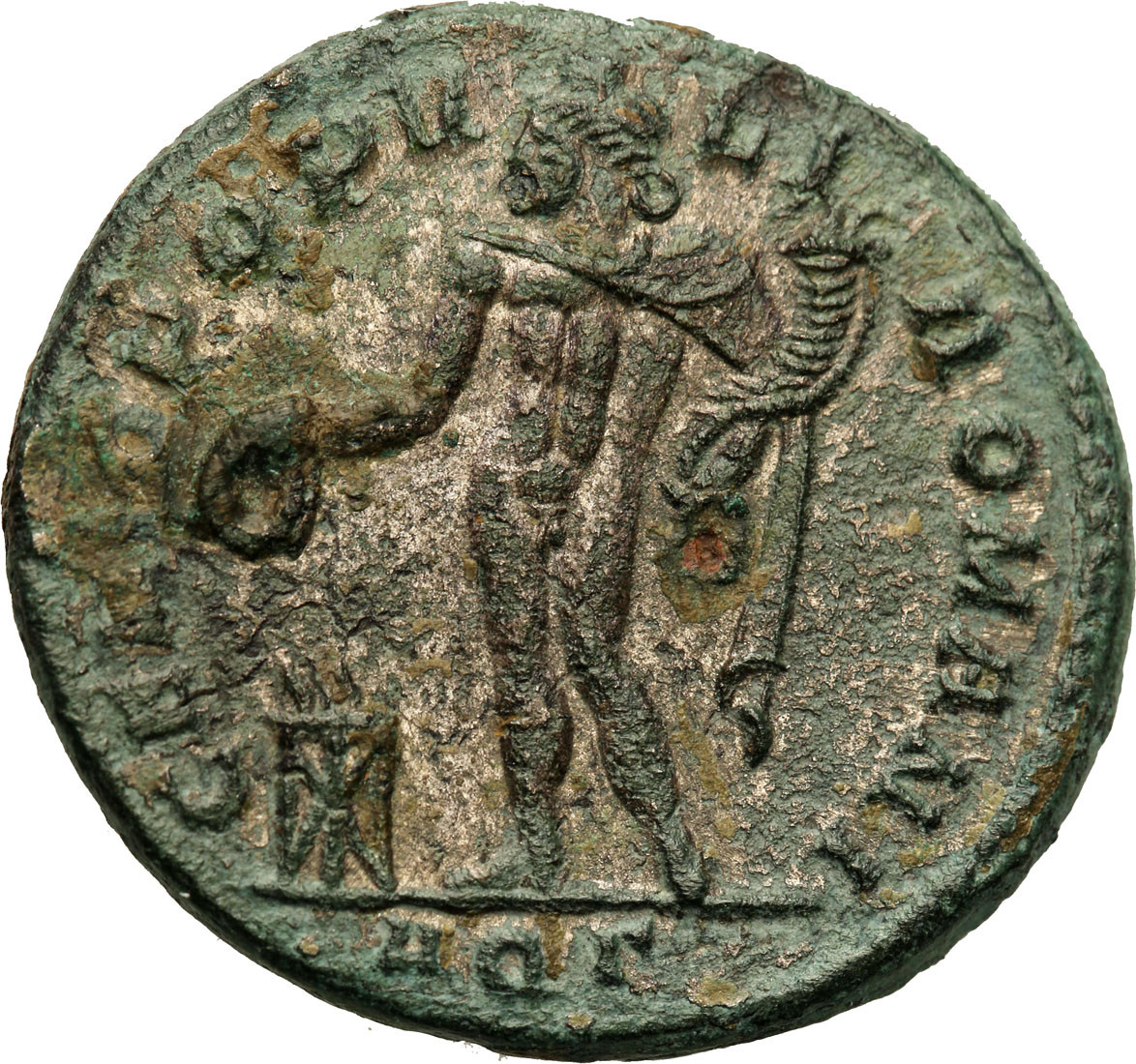 Cesarstwo Rzymskie. Konstancjusz I Chlorus (305-306). Denar 299, Aquileia